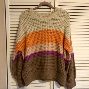 Multicolored Colorblock Sweater - Universal Thread
